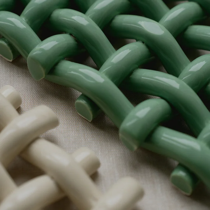 The Poster Club - Interlace 02 Décoration murale, sea green