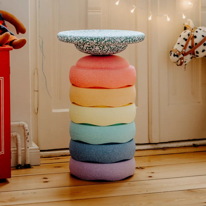 Stapelstein® - Rainbow Set pastel, blush special , multicolor (set de 7)