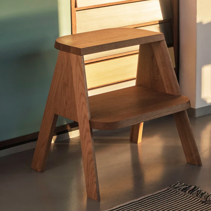 HAY - Butler Escabeau pour tabouret, chêne huilé