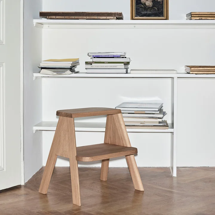 HAY - Butler Escabeau pour tabouret, chêne huilé