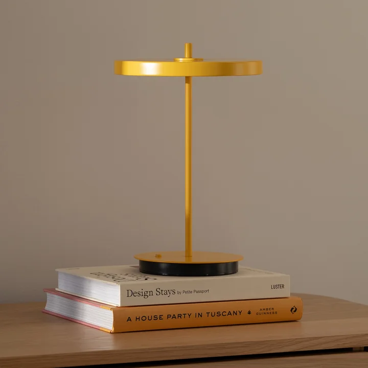 Umage - Asteria Move LED Lampe de table, monochrome, H 30,6 cm, sunflower