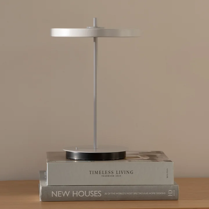 Umage - Asteria Move LED Lampe de table, monochrome, H 30,6 cm, mist