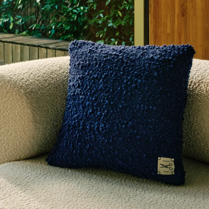 Tom Dixon - Bobble coussin, 45 x 45 cm, bleu