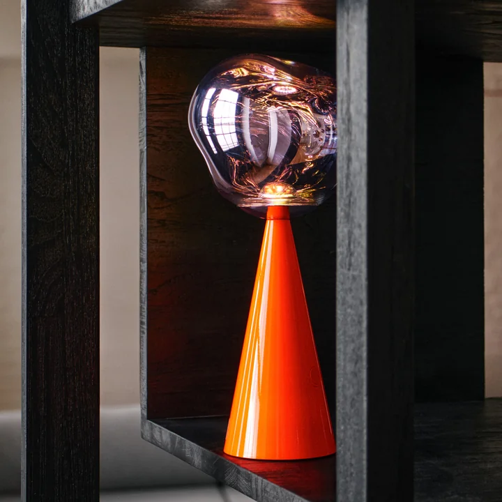 Tom Dixon - Melt LED lampe de table avec batterie, fluoro