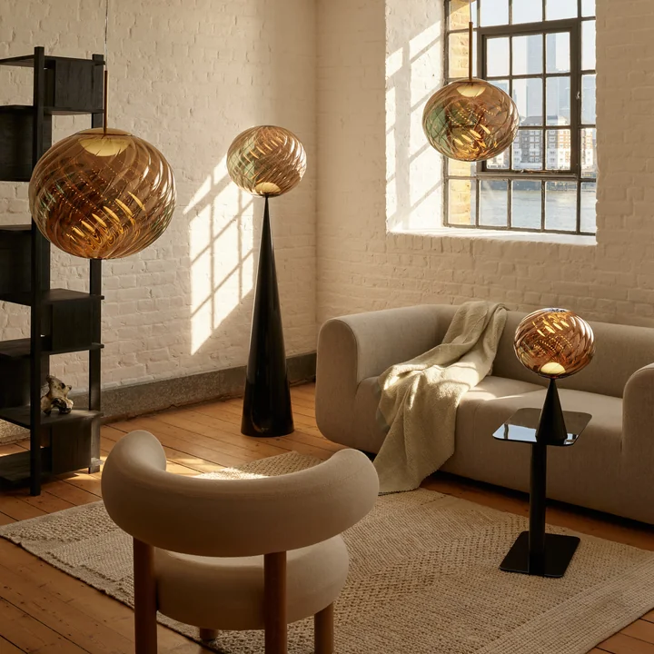 Tom Dixon - Collection de luminaires Whirl, or