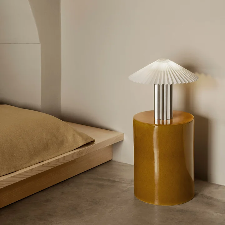 Taite lampe de table, lily white de Blomus