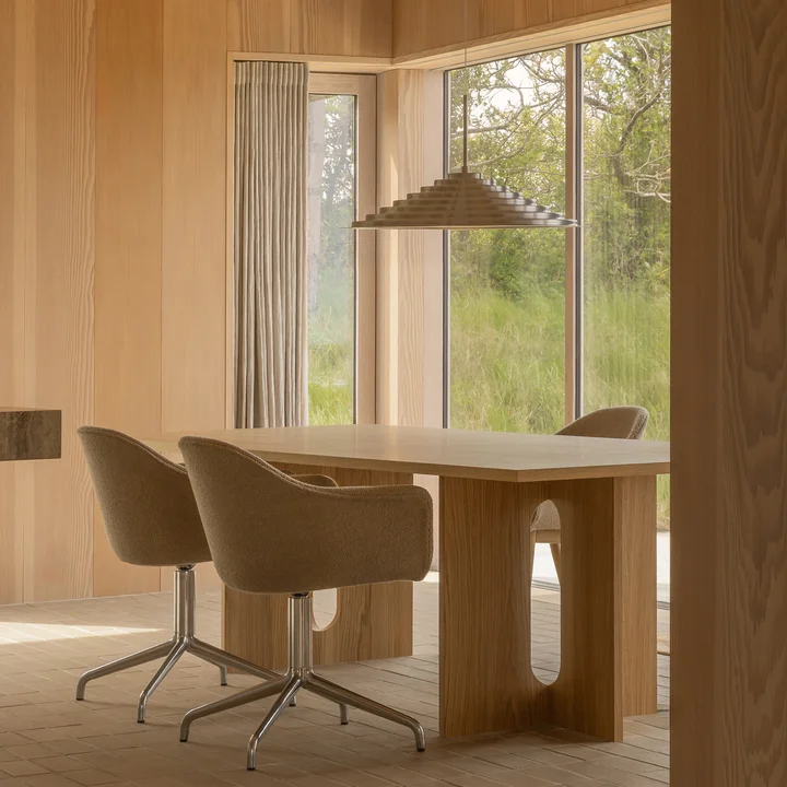 Audo - Chancery Lampe LED suspendue, argentée