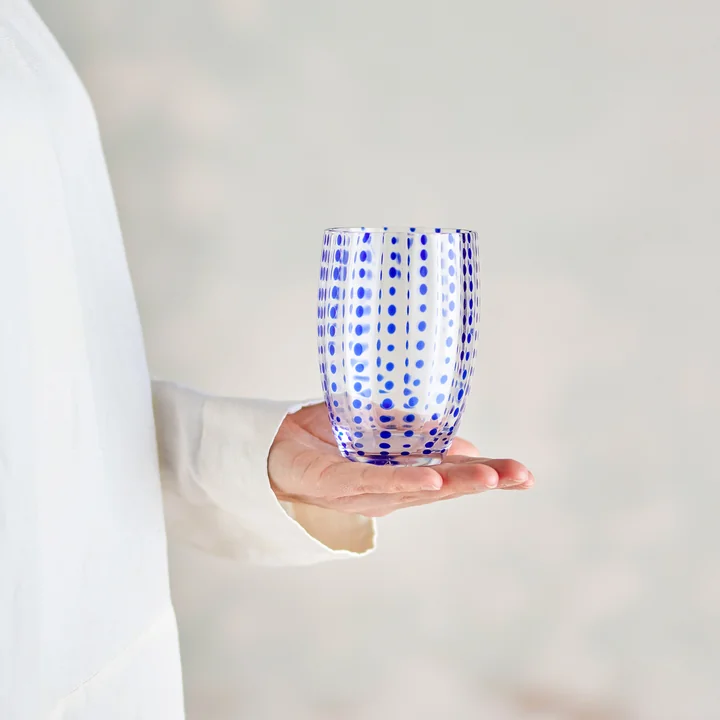 Bloomingville - Brinley Trinklas, bleu (set de 4)