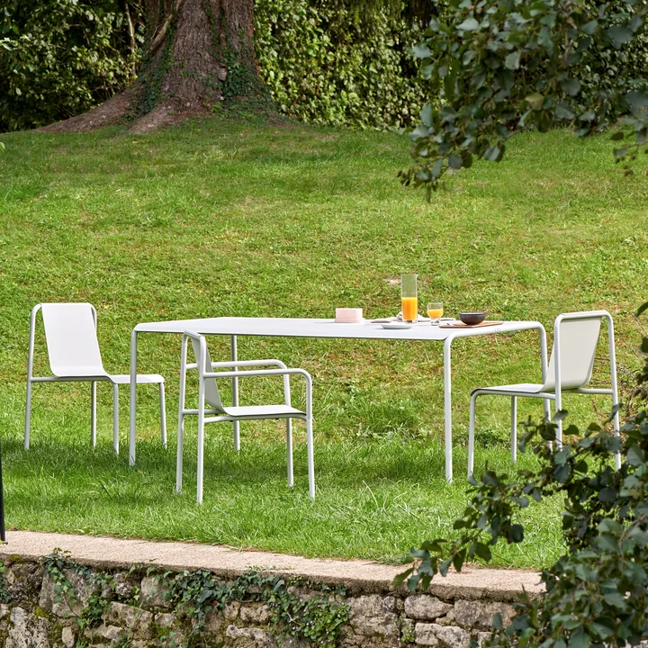 TipToe - Panorama Table, chalk grey