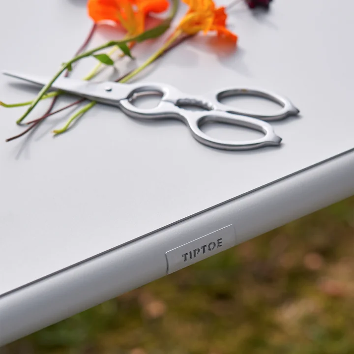 TipToe - Panorama Table, chalk grey