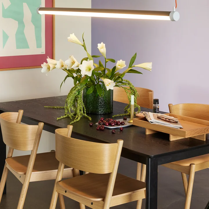 Hübsch Interior - Oblique Chaise, chêne / naturel