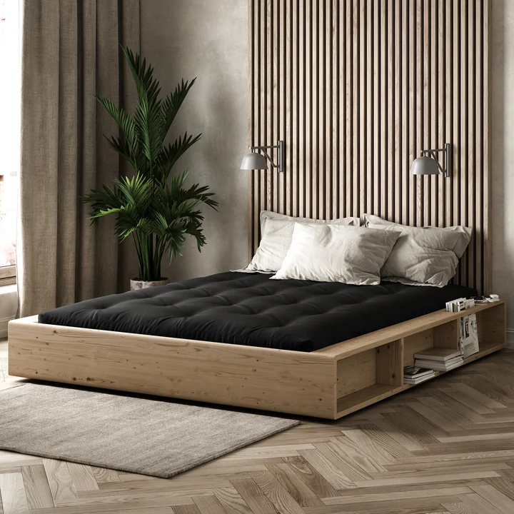Karup Design - Matelas Futon 140, 160, 180, 200 x 200 cm, noir