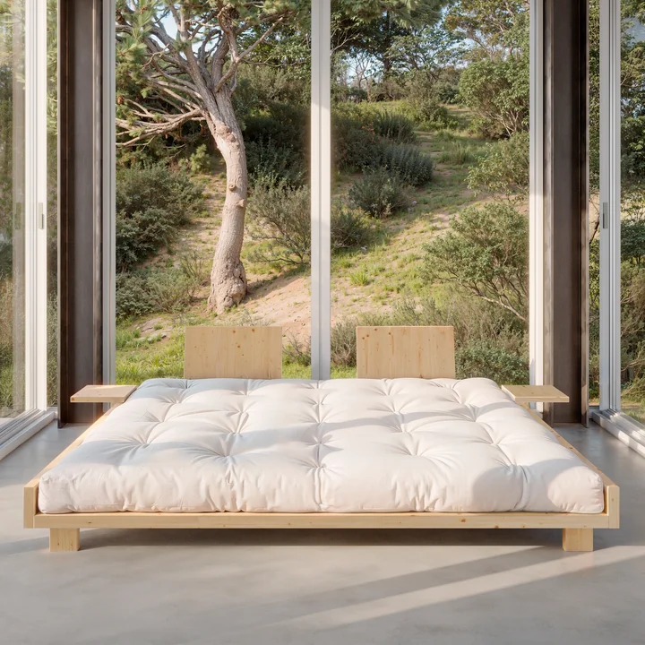 Karup Design - Matelas Futon, 180 x 200 cm, blanc naturel