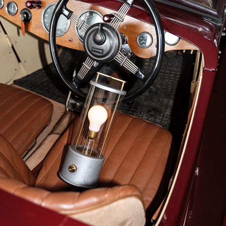 Tala - The Rugged Muse Lampe de table à accu, aluminium raw