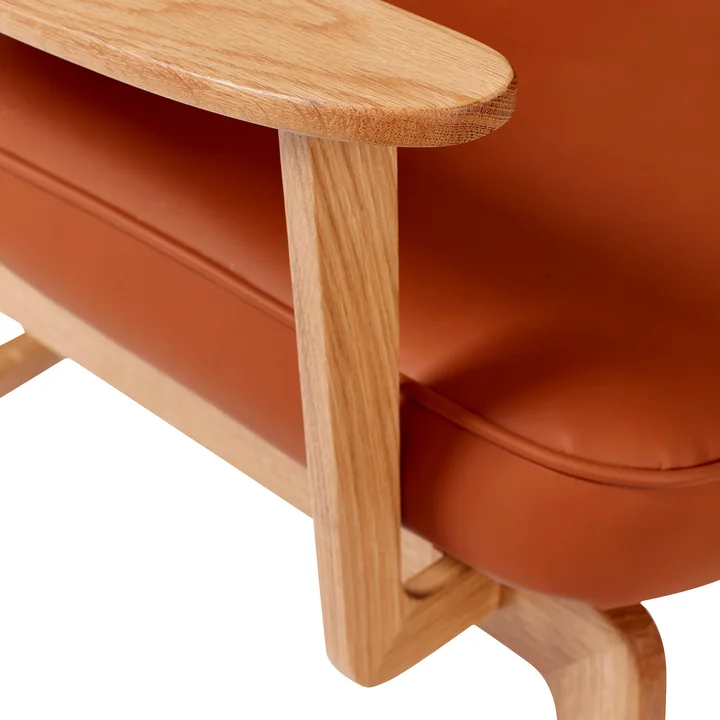 Hübsch Interior - Haze Chaise longue, chêne naturel / brun