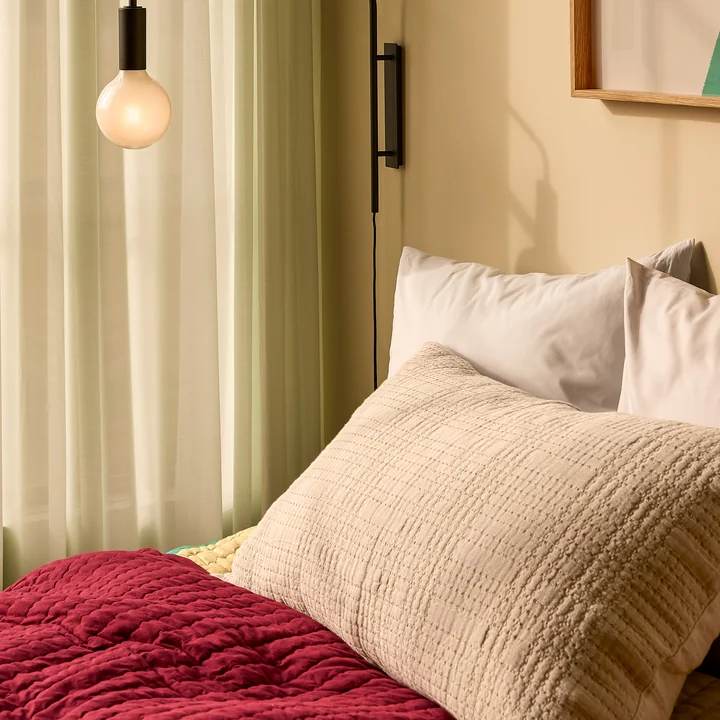 Hübsch Interior - Haikei coussin, 50 x 80 cm, gris clair