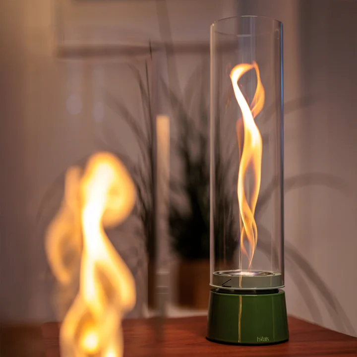 höfats - Spin air feu de table 900, émail vert