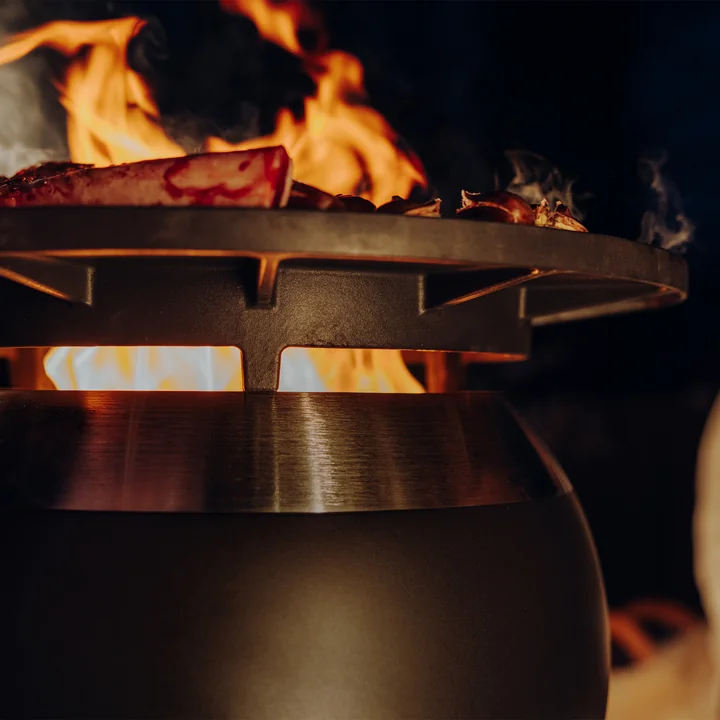 höfats - Moon 45 Set de barbecue plancha, all black