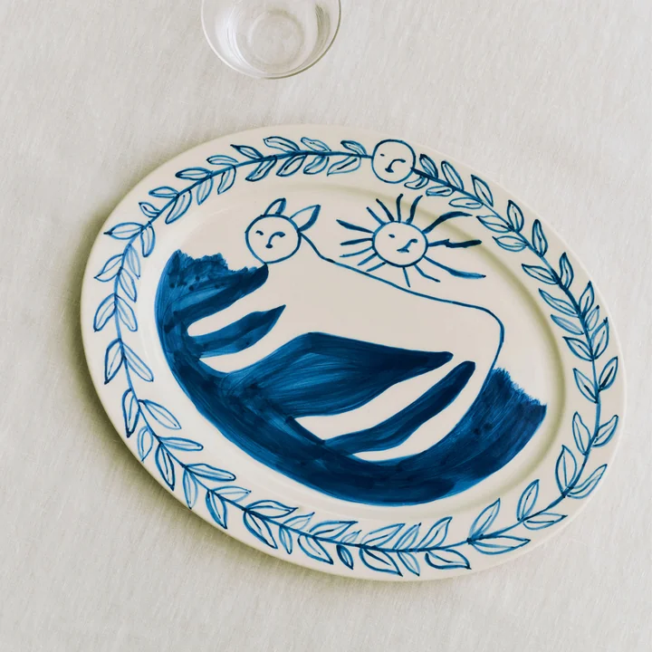 HAY - La Pittura Plateau de service, ovale, charlotte