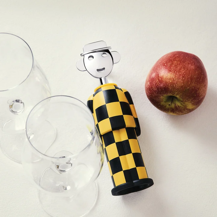 Alessi - Tire-bouchon Alessandro M . Giallo e Nero, jaune / noir