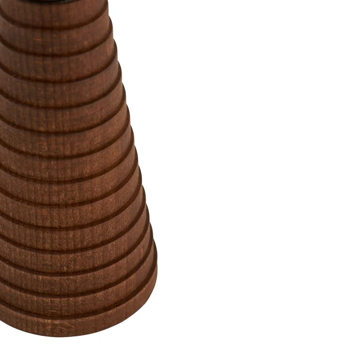 Alessi - Yucatan Moulin à sel/poivre et à épices, hêtre teinté brun