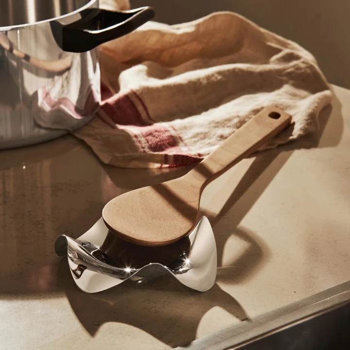 Alessi - Porte-cuillères Blip, acier inoxydable poli
