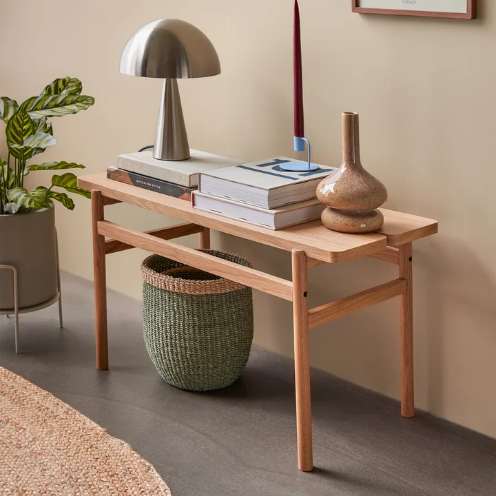 Hübsch Interior - Align Banc, L 85 cm, chêne naturel