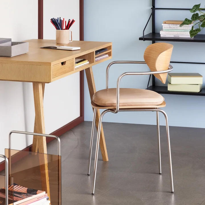 Hübsch Interior - Arch Chaise, frêne naturel