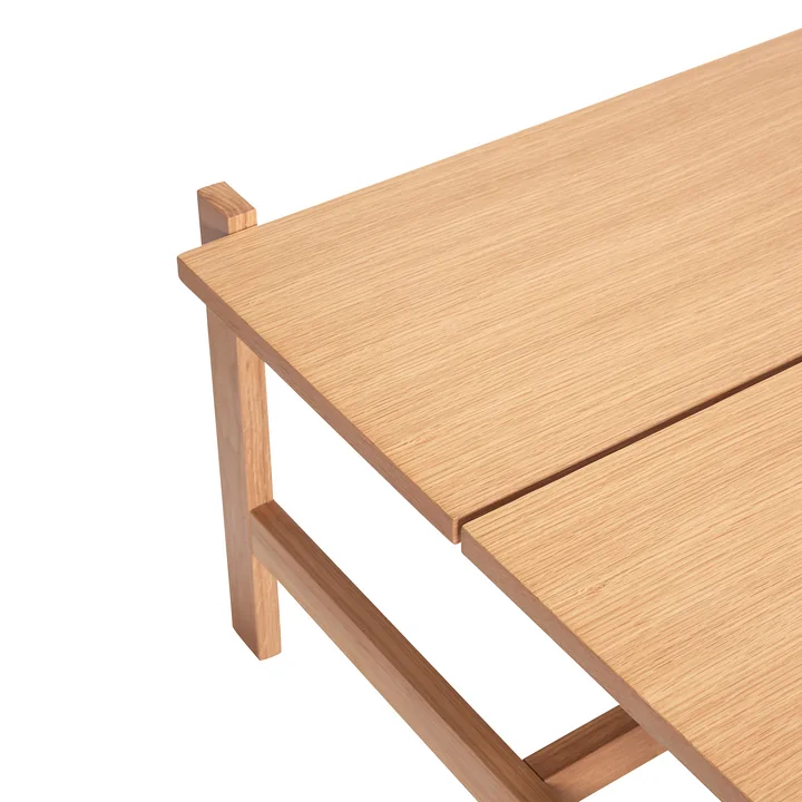 Hübsch Interior - Dash Table basse, 80 x H 47 cm, chêne naturel