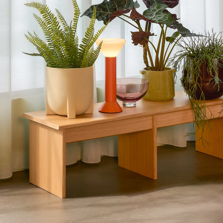 Hübsch Interior - Doppio Étagère, 99 x 30 cm, chêne naturel