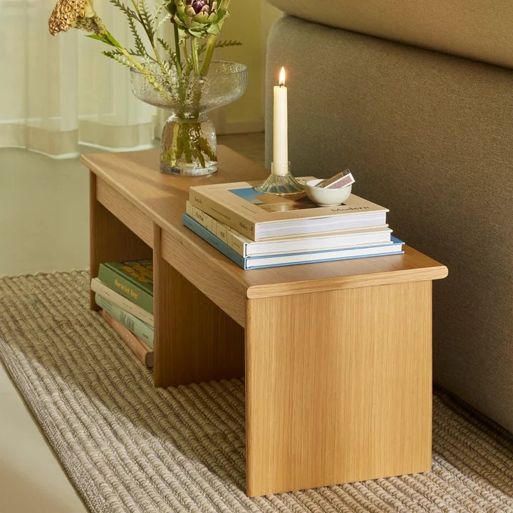 Hübsch Interior - Doppio Étagère, 99 x 30 cm, chêne naturel