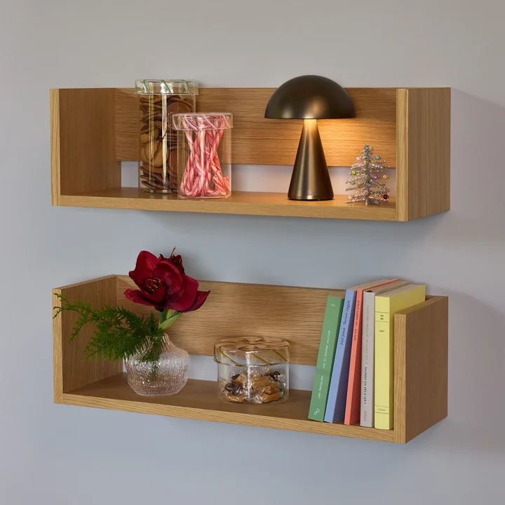 Hübsch Interior - Gap Étagère murale, L 64 cm, chêne naturel