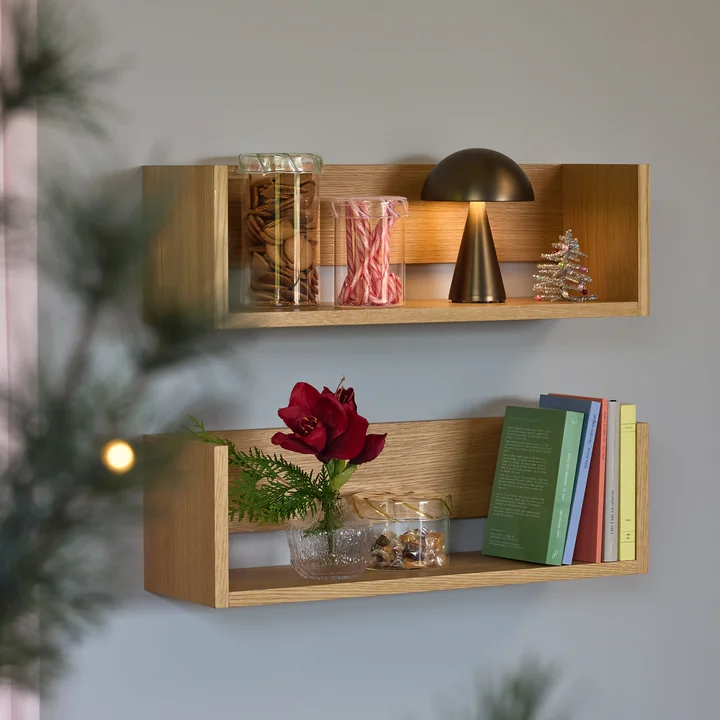 Hübsch Interior - Gap Étagère murale, L 64 cm, chêne naturel