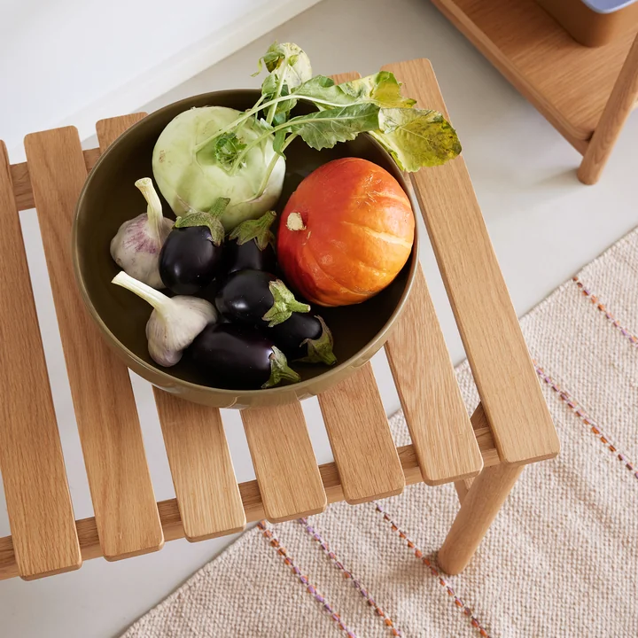 Hübsch Interior - Row Banc, L 70 x 45 cm, chêne