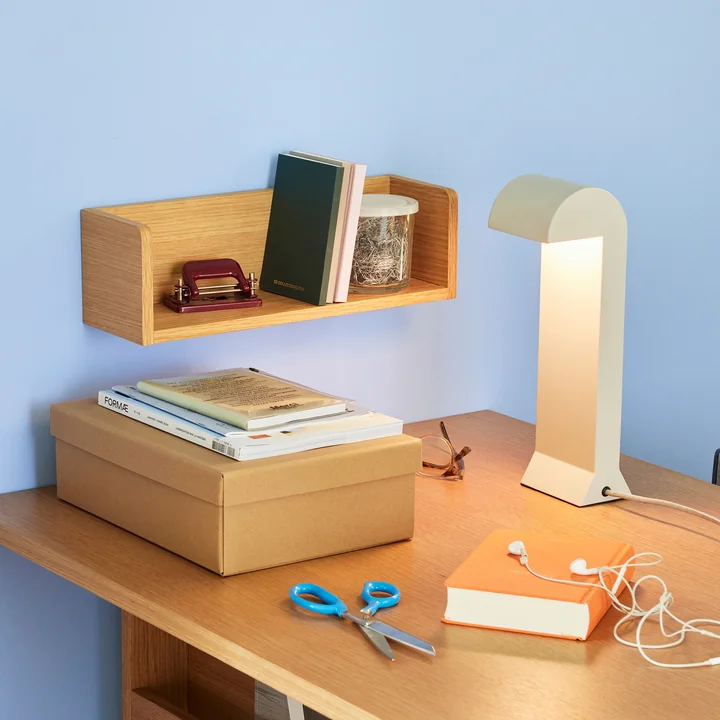Hübsch Interior - Savor étagère murale, L 40 cm, chêne naturel