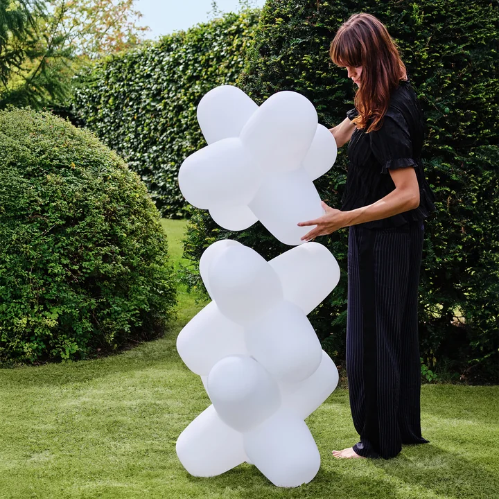 Tom Dixon - Jack Lampe LED d'extérieur avec batterie, blanche