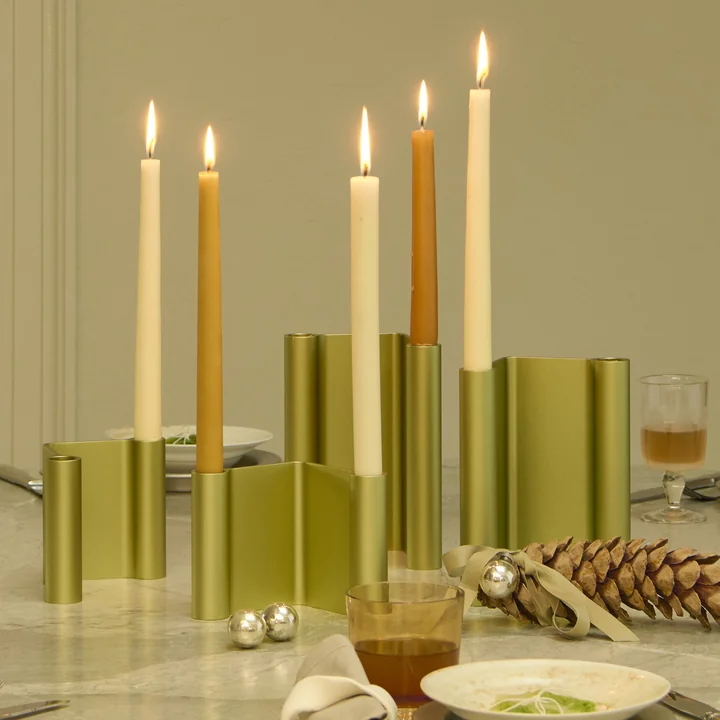 Muuto - Pair Porte-bougie, vert