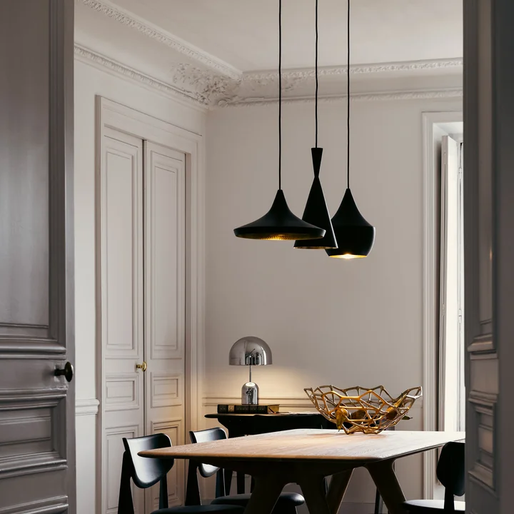 Tom Dixon - Beat Light Fat LED Suspension, laiton