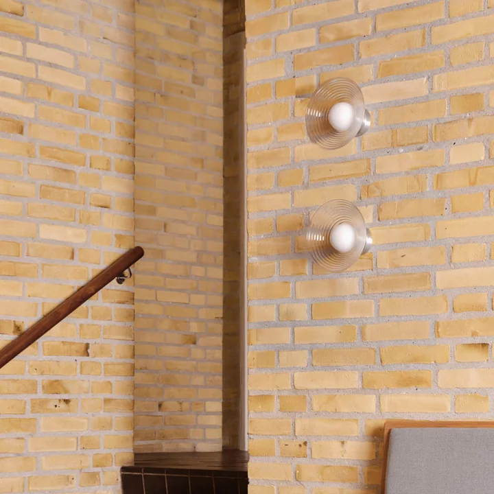 FDB Møbler - Sletterhage Applique murale, Ø 28 cm, verre opale (sans câble)