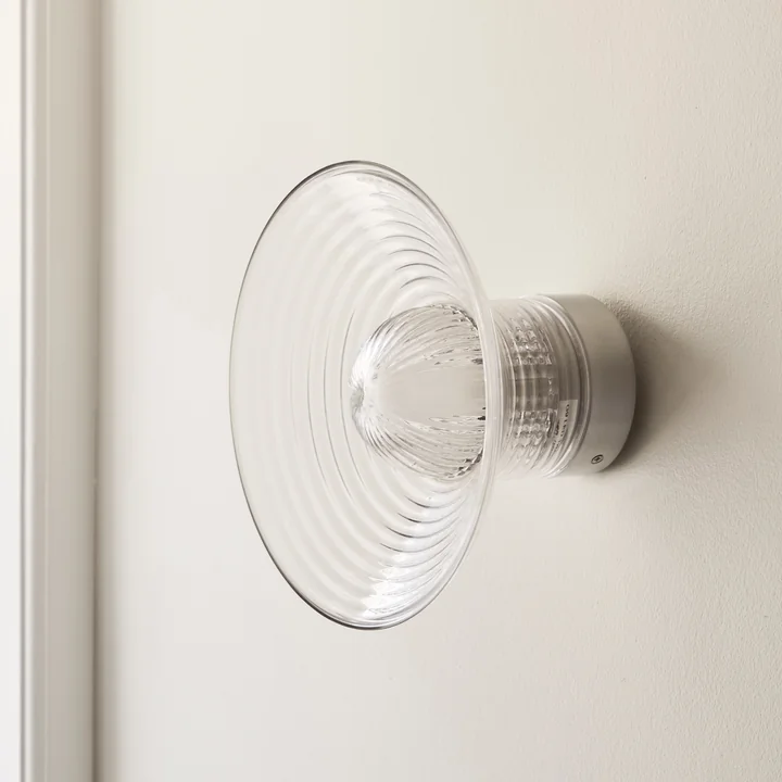 FDB Møbler - Sletterhage Applique murale, Ø 28 cm, transparente (sans câble)