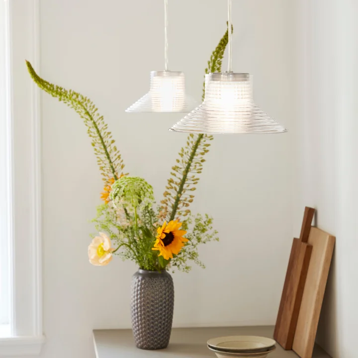 FDB Møbler - Sletterhage Lampe suspendue, Ø 28 cm, transparente