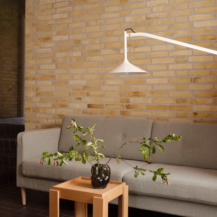 FDB Møbler - Hasle U17 Applique murale, oyster white (RAL1013)