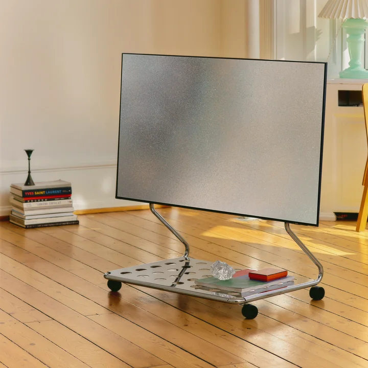 Pedestal - Disco Support TV, 40 - 70 pouces, chromé