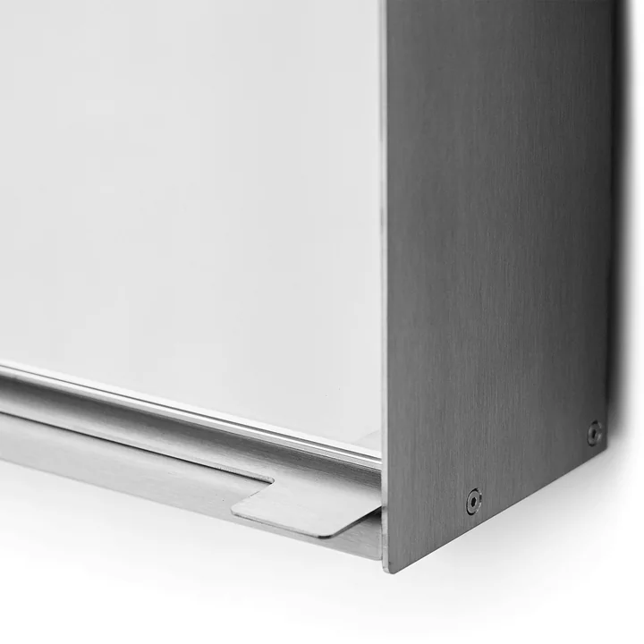 Form & Refine - Taper armoire de toilette, 40 x 40 cm, inox brossé