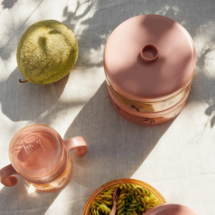 LIEWOOD - Dominique Snack Box 500 ml, Peach, sea shell (lot de 2)