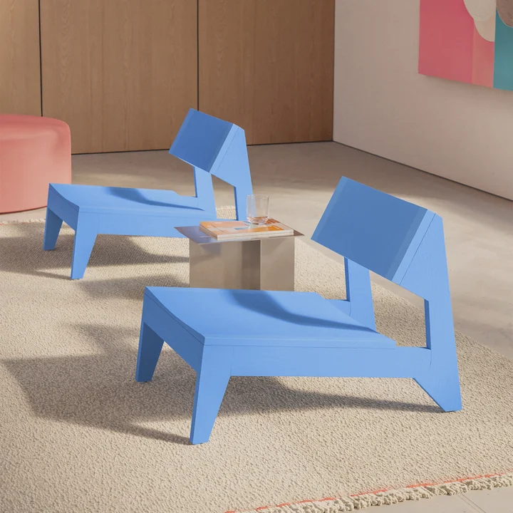 OUT Objekte unserer Tage - Schulz Lounge Chair, bleu ciel