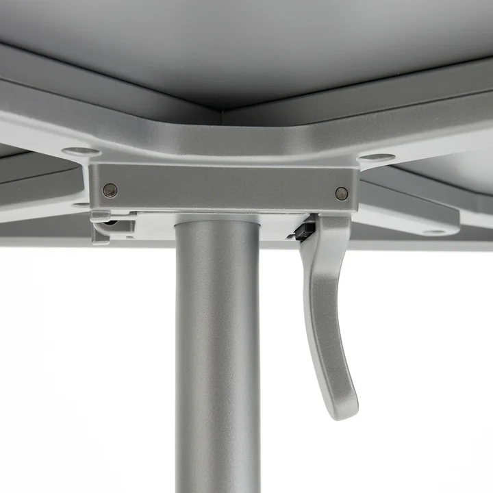 HAY - Deville Table, Outdoor, 60 x 70 cm, silver grey