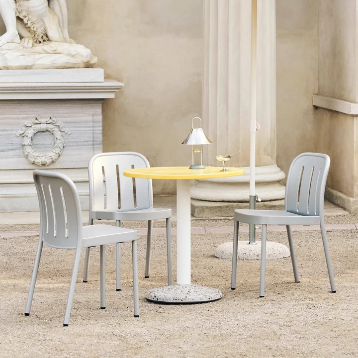 HAY - Deville Chaise, Outdoor, silver grey