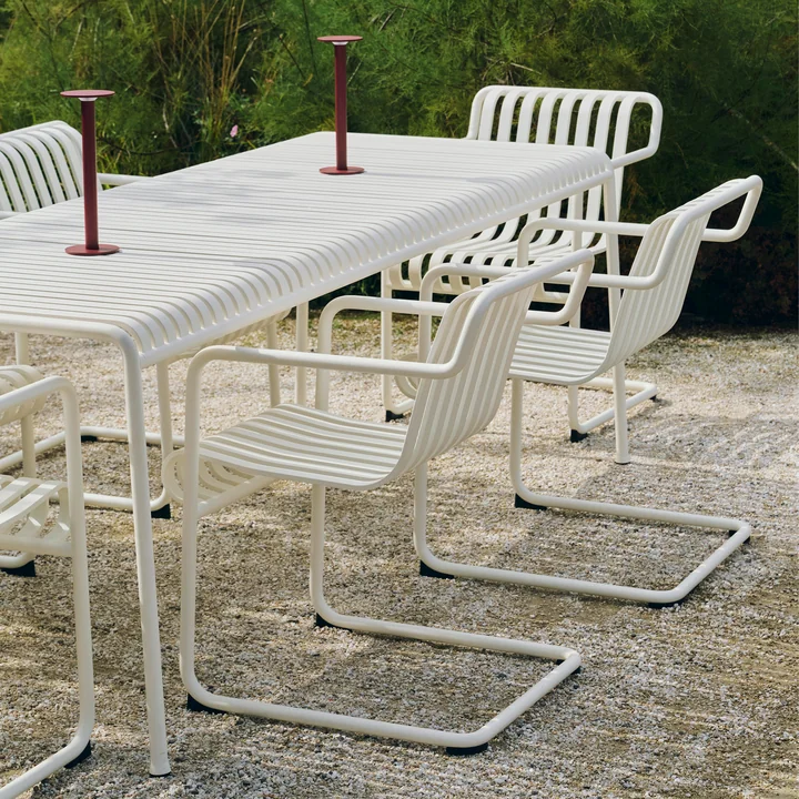 HAY - Palissade Cantilever Dining fauteuil, cream white