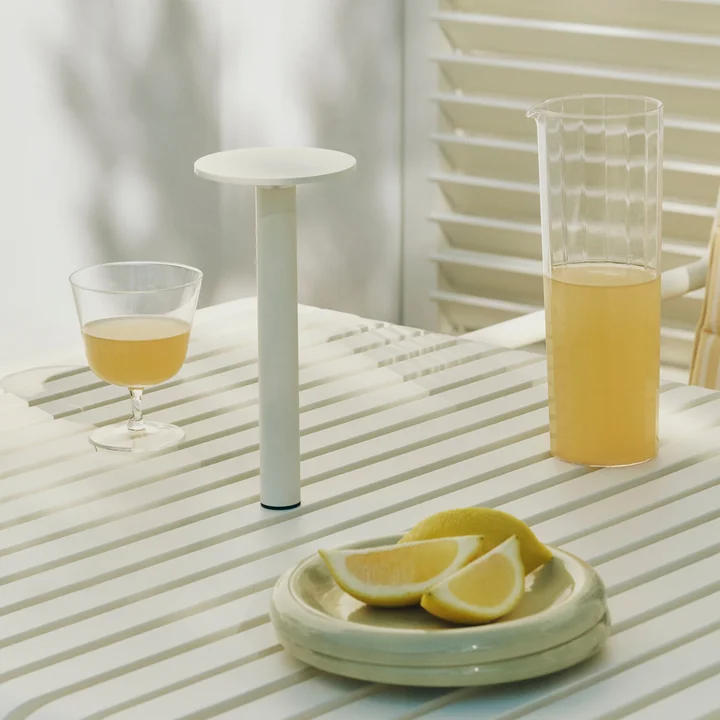 HAY - Host Portable LED lampe de table 220, cream white